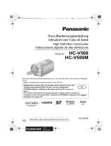 Panasonic HCV500MEG Bedienungsanleitung