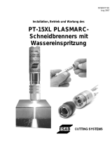 ESAB PT-15XL Plasmarc Water Injection Cutting Torch Installationsanleitung
