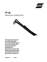 ESAB PT-26 Plasma Arc Cutting Torch Benutzerhandbuch