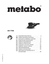 Metabo ES 7700 Bedienungsanleitung