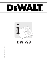 DeWalt DW793 Bedienungsanleitung