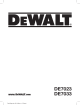 DeWalt DE7033 Benutzerhandbuch