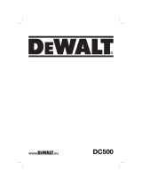 DeWalt DC 500 Benutzerhandbuch