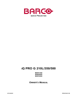 Barco iQ Pro R300 Benutzerhandbuch