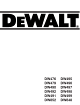 DeWalt DW852 Bedienungsanleitung