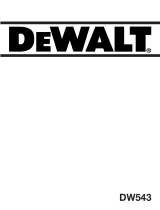 DeWalt DW543 T 3 Benutzerhandbuch