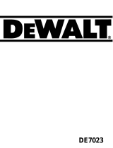 DeWalt DE7023- XP Benutzerhandbuch