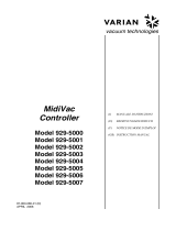 Varian MidiVac 929-5002 Benutzerhandbuch