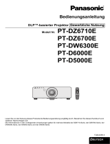 Panasonic PT-D6000E Bedienungsanleitung