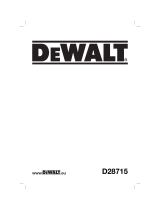 DeWalt D28715 Bedienungsanleitung