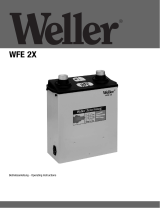 Weller WFE 2X Operating Instructions Manual