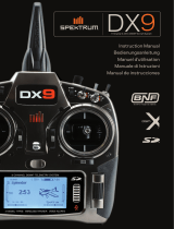 Spektrum DX9 Transmitter Only Mode 1-4 in MD2 Config Bedienungsanleitung