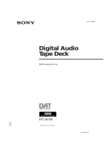 Sony DTC-ZE700 Bedienungsanleitung