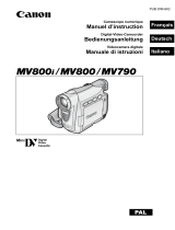 Canon MV800 Bedienungsanleitung