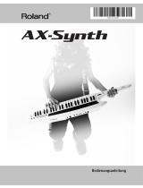 Roland AX-Synth Bedienungsanleitung