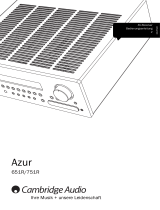 Cambridge Audio Azur 751R V1/V2 Benutzerhandbuch