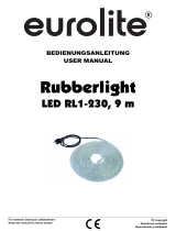 EuroLite Rubberlight LED RL-1 rot 9m Benutzerhandbuch