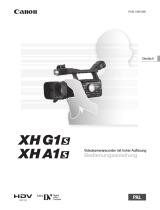 Canon XH A1s Bedienungsanleitung