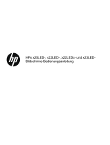 HP 21 inch Flat Panel Monitor series Benutzerhandbuch