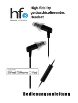 Etymotic hf3 Earphones + Headset Benutzerhandbuch