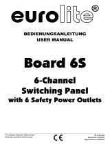 EuroLite 6 Channel Switchboard Benutzerhandbuch