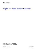 Sony HDR-AS30VD Benutzerhandbuch