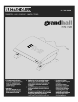 Grandhall B17001050A Operating And Assembly Instructions Manual