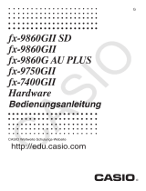 Casio fx-9860GII, fx-9860GII SD Bedienungsanleitung