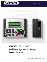 VDO FM Series Benutzerhandbuch