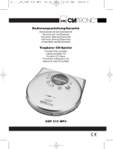 Clatronic CDP 515 MP3 Bedienungsanleitung