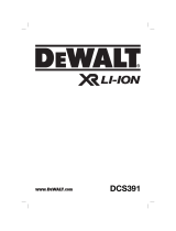 DeWalt DCS391 Benutzerhandbuch