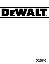 DeWalt D25840K Benutzerhandbuch