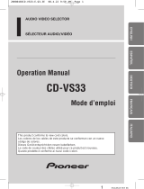 Pioneer CD-VS33 Benutzerhandbuch