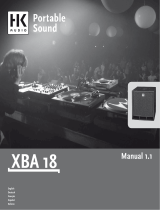 HK Audio XBA 18 Benutzerhandbuch