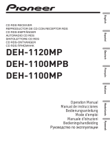 Pioneer DEH-1100MPB Benutzerhandbuch