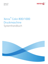 Xerox Xerox Color 800/1000/i Digital Press with Xerox CX Print Server (800DCP) Benutzerhandbuch