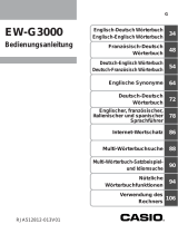 Casio EWG3000 Bedienungsanleitung