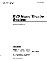 Sony DAV-DZ230 Heimkinosystem Bedienungsanleitung