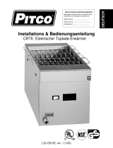 Pitco CRTE Counter Top Rethermalizer Benutzerhandbuch