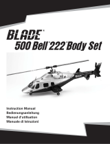 Blade 500 Bell 222 Body Set Benutzerhandbuch