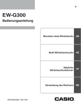 Casio EW-G300 Bedienungsanleitung