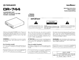 Pioneer DR-744 Benutzerhandbuch