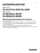 Casio XJ-A142, XJ-A147, XJ-A242, XJ-A247, XJ-A252, XJ-A257 XJ-A147/A247/A257 Anleitung Netzwerkfunktionen