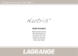 LAGRANGE DESHYDRATEUR NUTRIS Bedienungsanleitung