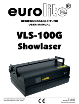 EuroLite VLS-100G Showlaser Benutzerhandbuch