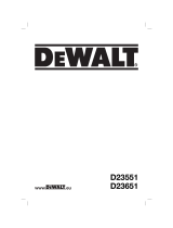DeWalt D23651 Bedienungsanleitung