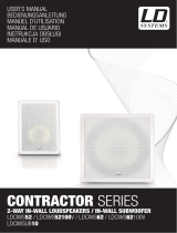 LD Systems CIWS52 Contractor 2-Way In-Wall Speaker Benutzerhandbuch