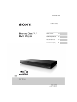 Sony BDP-S7200 Bedienungsanleitung