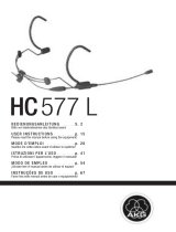 AKG HC 577 L Bedienungsanleitung