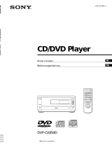 Sony DVP-CX850D Bedienungsanleitung